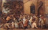 Distribution of Loaves to the Poor by David Vinckbooms